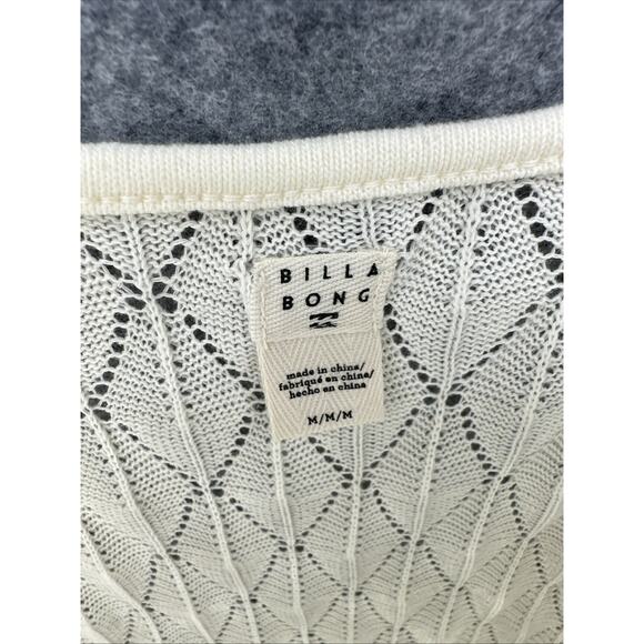 NWT Billabong Women's Midi Dress Size Medium White Day Dream Beach MSRP $59.95 - Picture 3 of 12